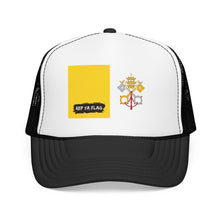 Vatican City Flag Foam Trucker Hat | Rep Ya Flag design