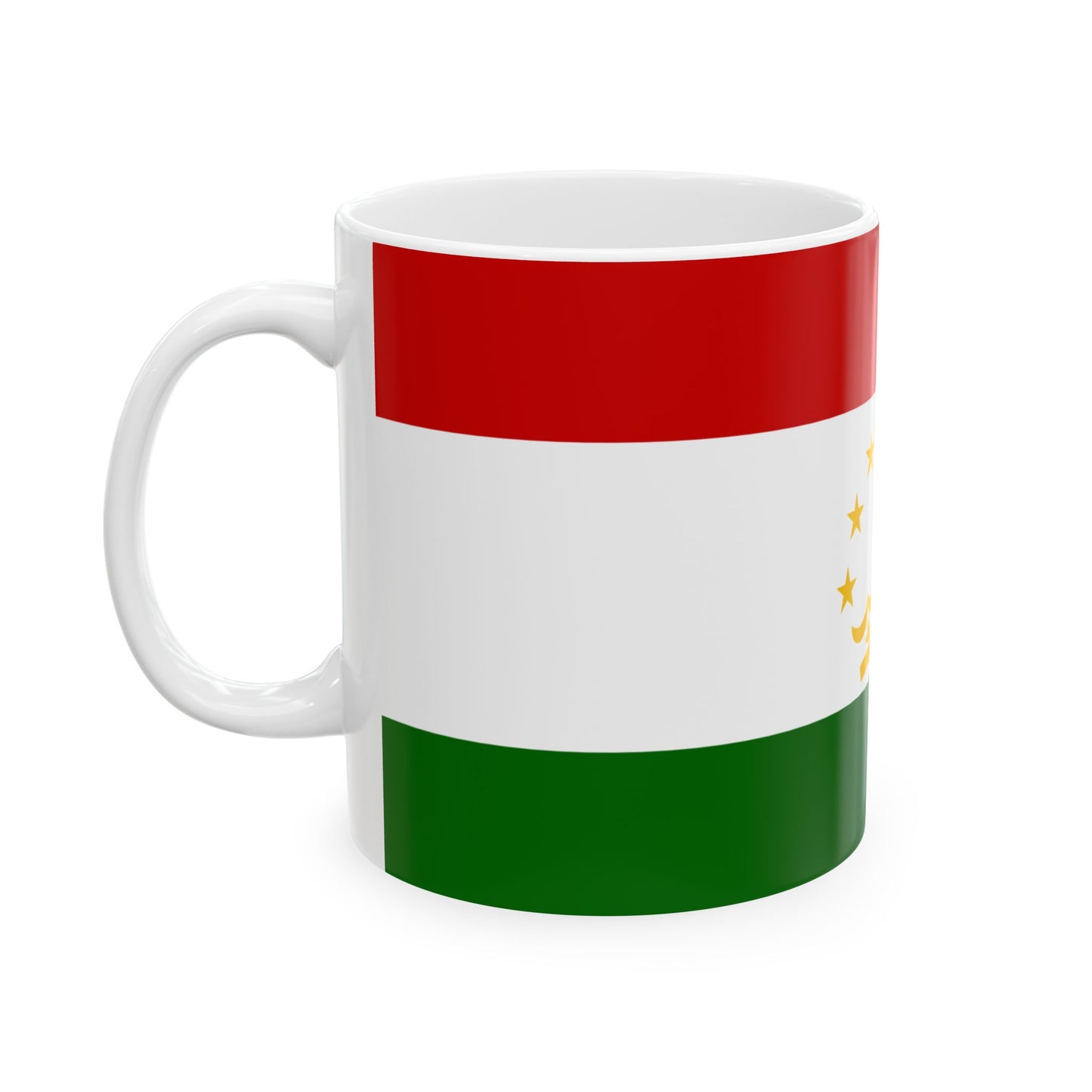 Tajikistan Flag Coffee Tea Mug 11oz 15oz | Rep Ya Flag Ceramic Mug