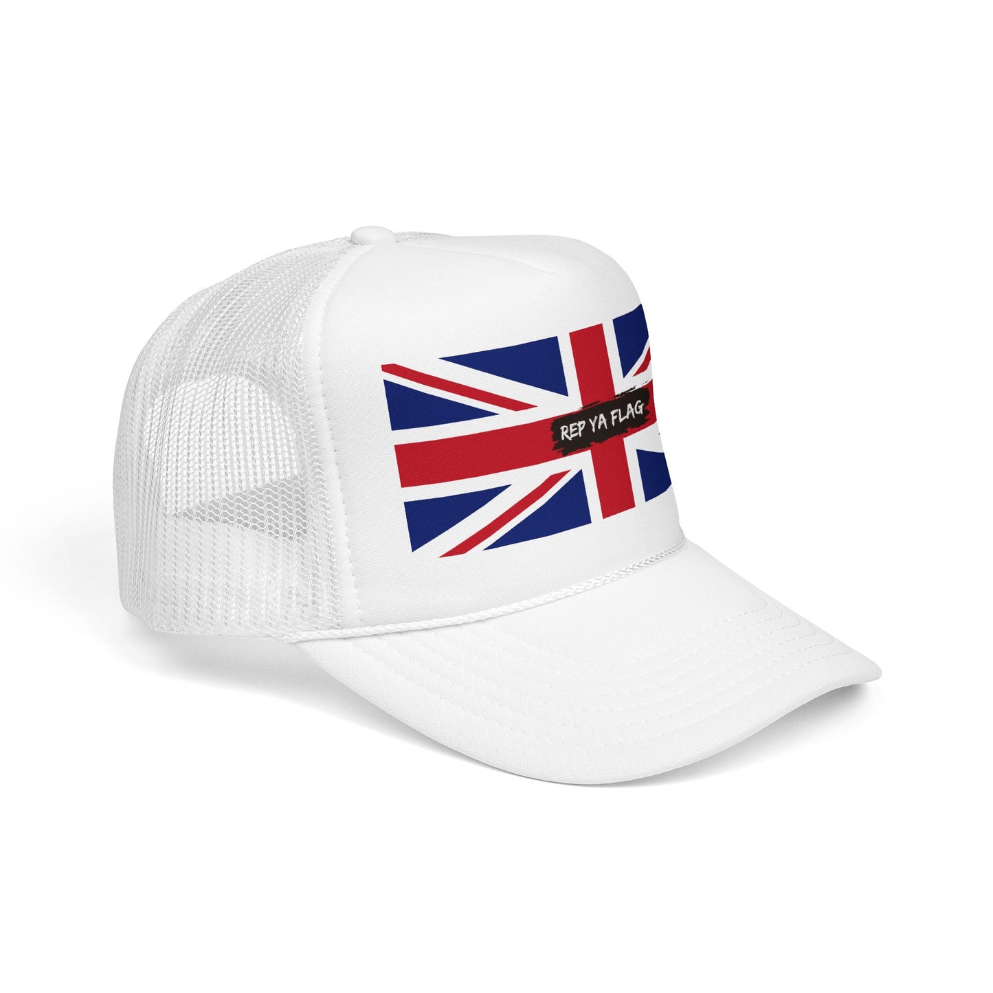 United Kingdom UK Foam Trucker Hat | Rep Ya Flag design