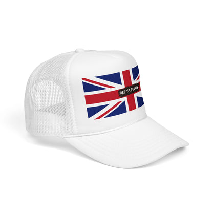 United Kingdom UK Foam Trucker Hat | Rep Ya Flag design