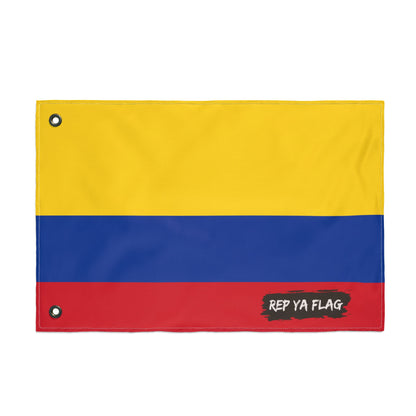 Colombia Flag Garden Banner | Double Sided Outdoor Flag | Rep Ya Flag