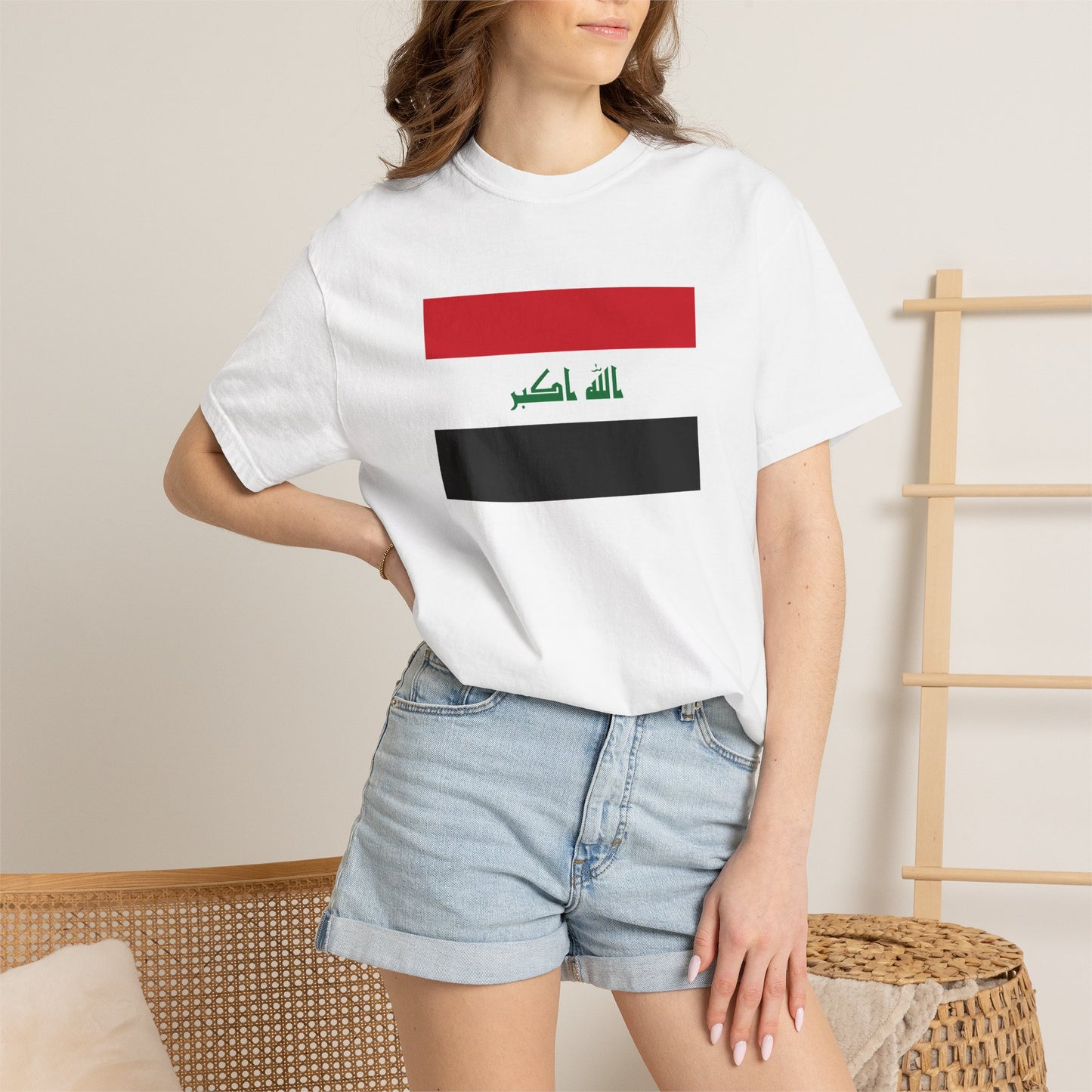 Iraq Flag T Shirt | Iraqi Heritage Shirt S–4XL | Rep Ya Flag
