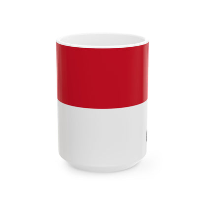 Indonesia Flag Coffee Tea Mug 11oz 15oz | Rep Ya Flag Ceramic Mug
