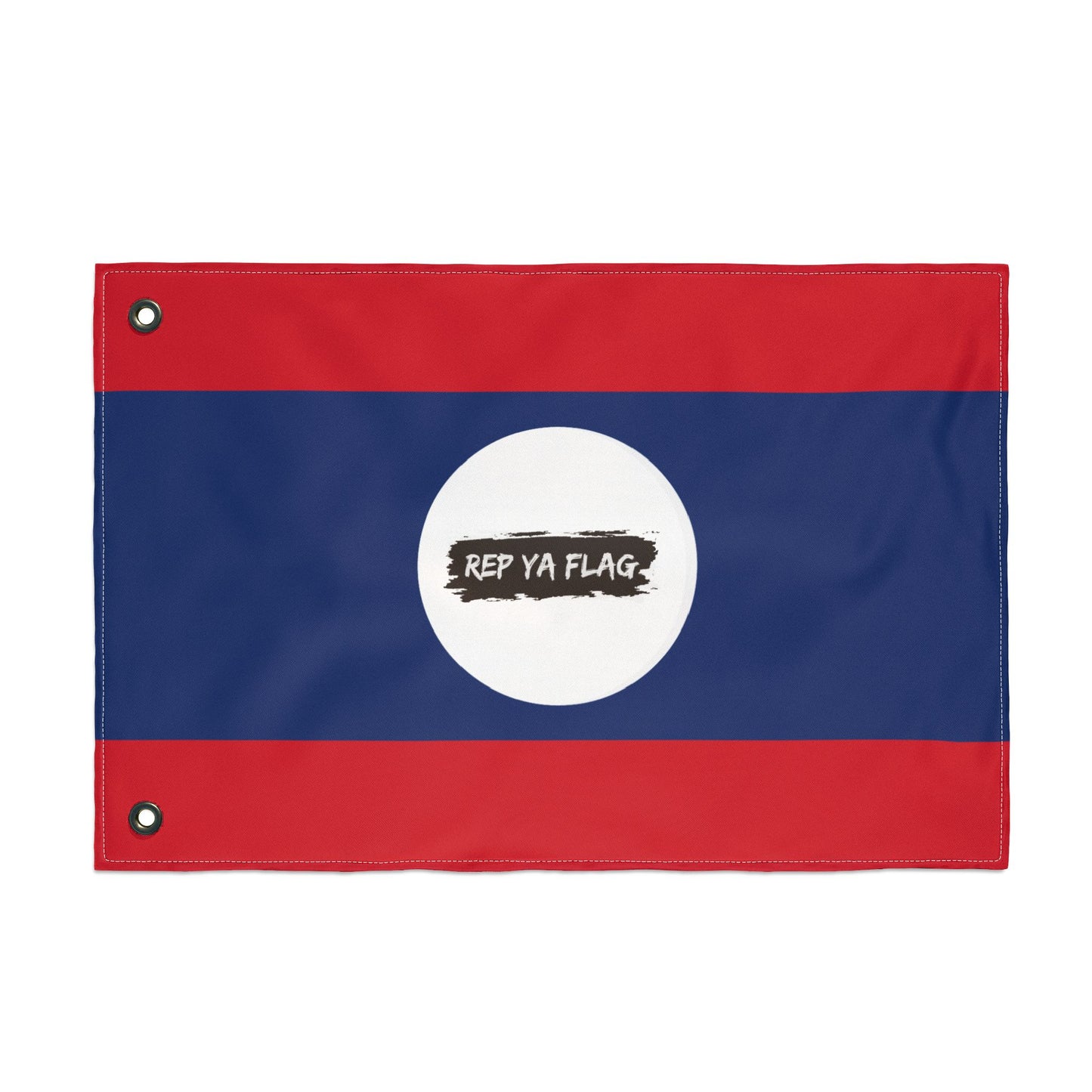 Laos Flag Garden Banner | Double Sided Outdoor Flag | Rep Ya Flag