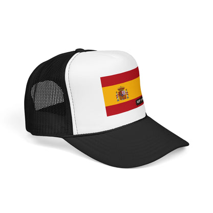 Spain Flag Foam Trucker Hat | Rep Ya Flag design
