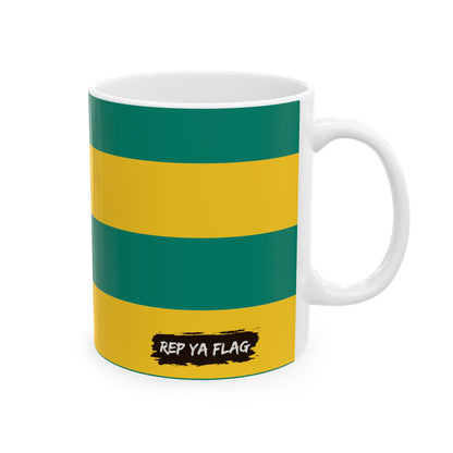 Togo Flag Coffee Tea Mug 11oz 15oz | Rep Ya Flag Ceramic Mug