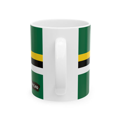 Dominica Flag Coffee Tea Mug 11oz 15oz | Rep Ya Flag Ceramic Mug
