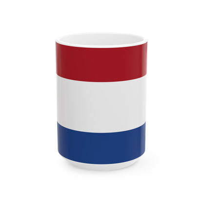 Netherlands Flag Coffee Tea Mug 11oz 15oz | Rep Ya Flag Ceramic Mug