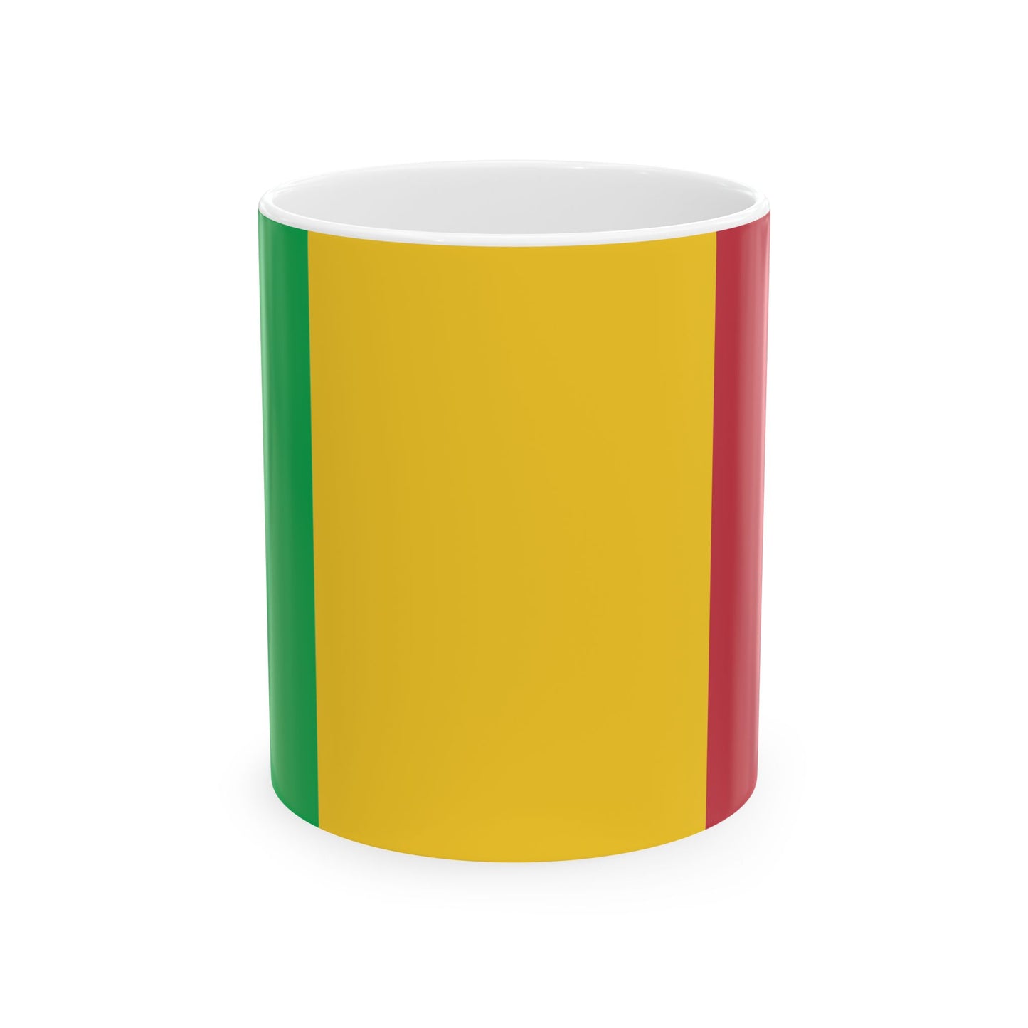 Mali Flag Coffee Tea Mug 11oz 15oz | Rep Ya Flag Ceramic Mug