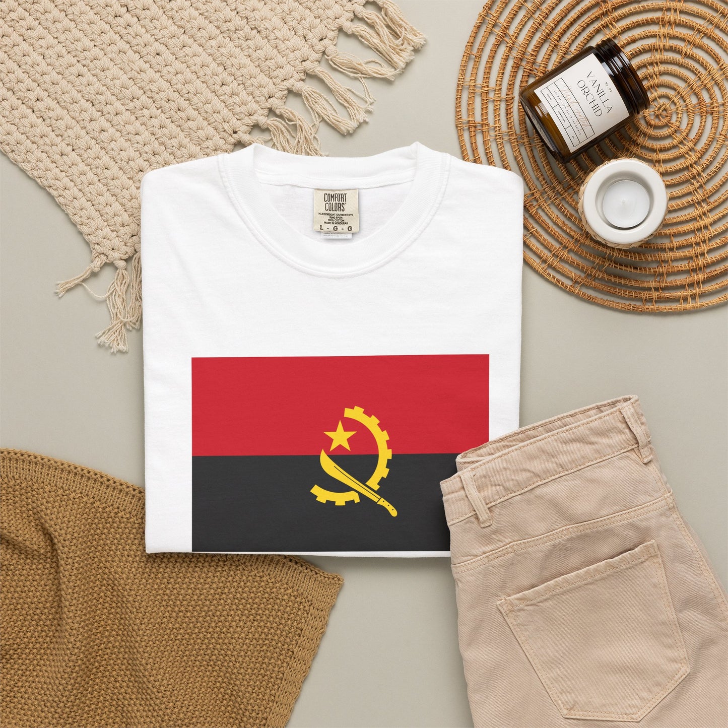Angola Flag T Shirt | Angolan Shirt S-4XL | Rep Ya Flag