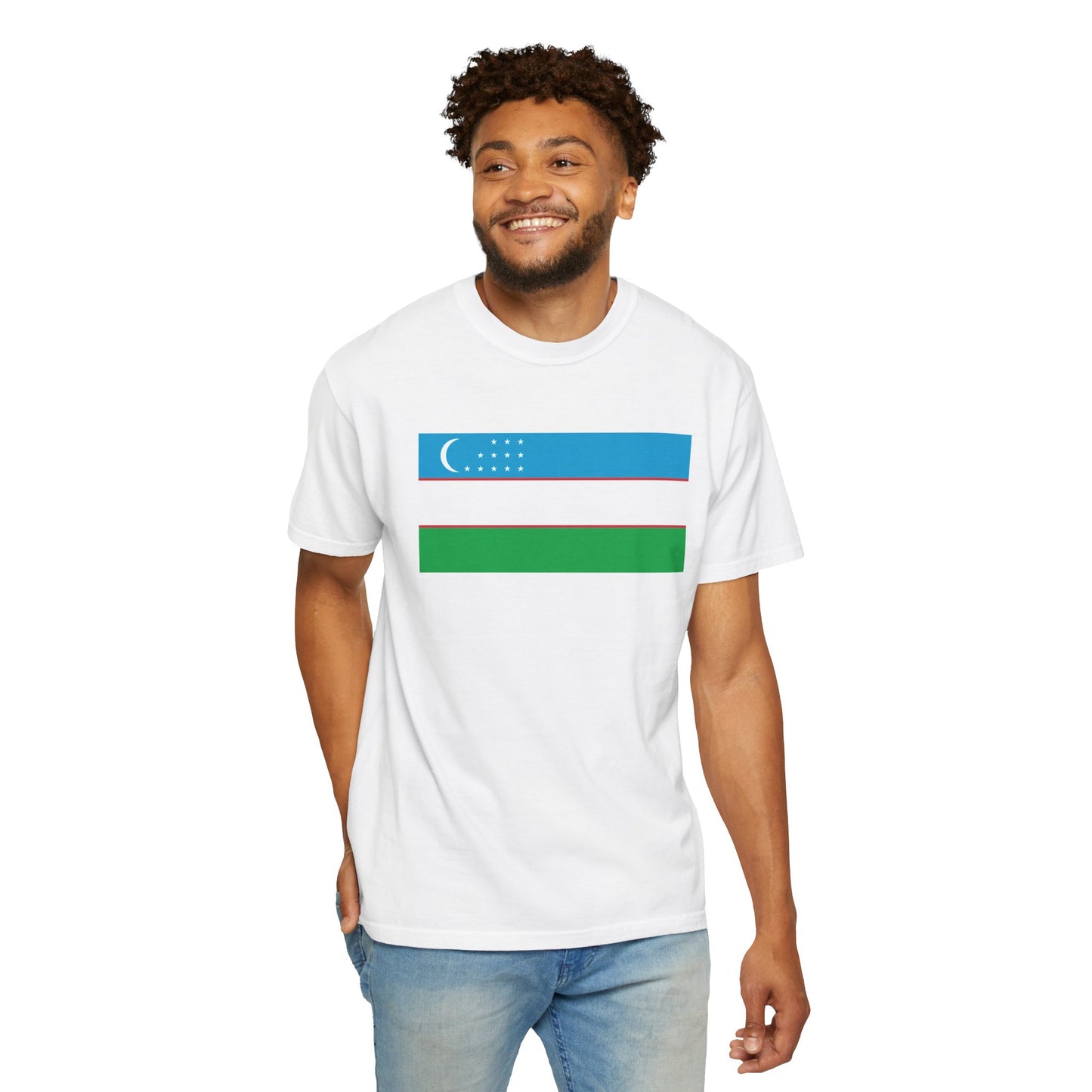 Uzbekistan Flag Tee | Uzbekistan Tshirt | Uzbekistan Pride Shirt | Rep Ya Flag | Heritage Gift | Unisex S-4XL
