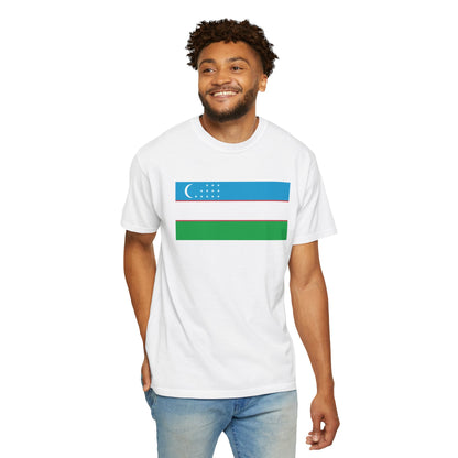 Uzbekistan Flag Tee | Uzbekistan Tshirt | Uzbekistan Pride Shirt | Rep Ya Flag | Heritage Gift | Unisex S-4XL