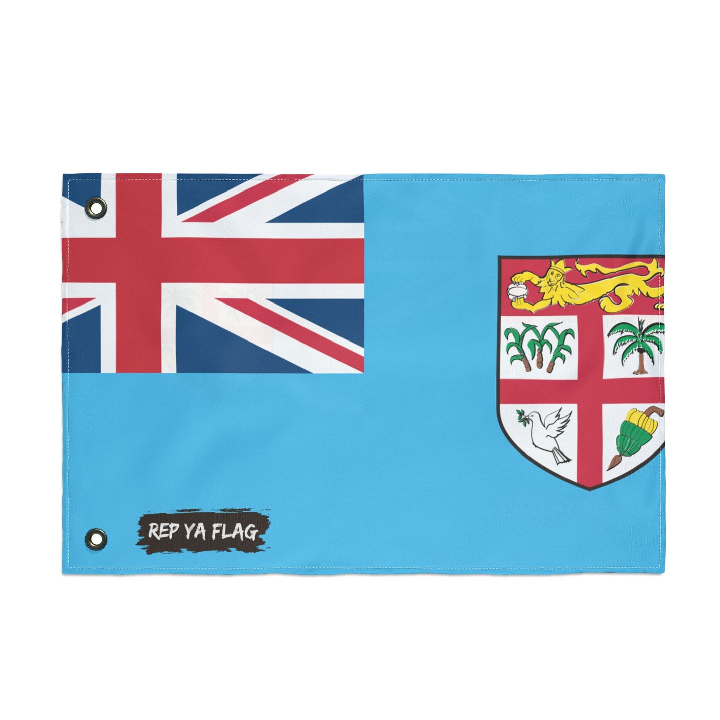 Fiji Flag Garden Banner | Double Sided Outdoor Flag | Rep Ya Flag