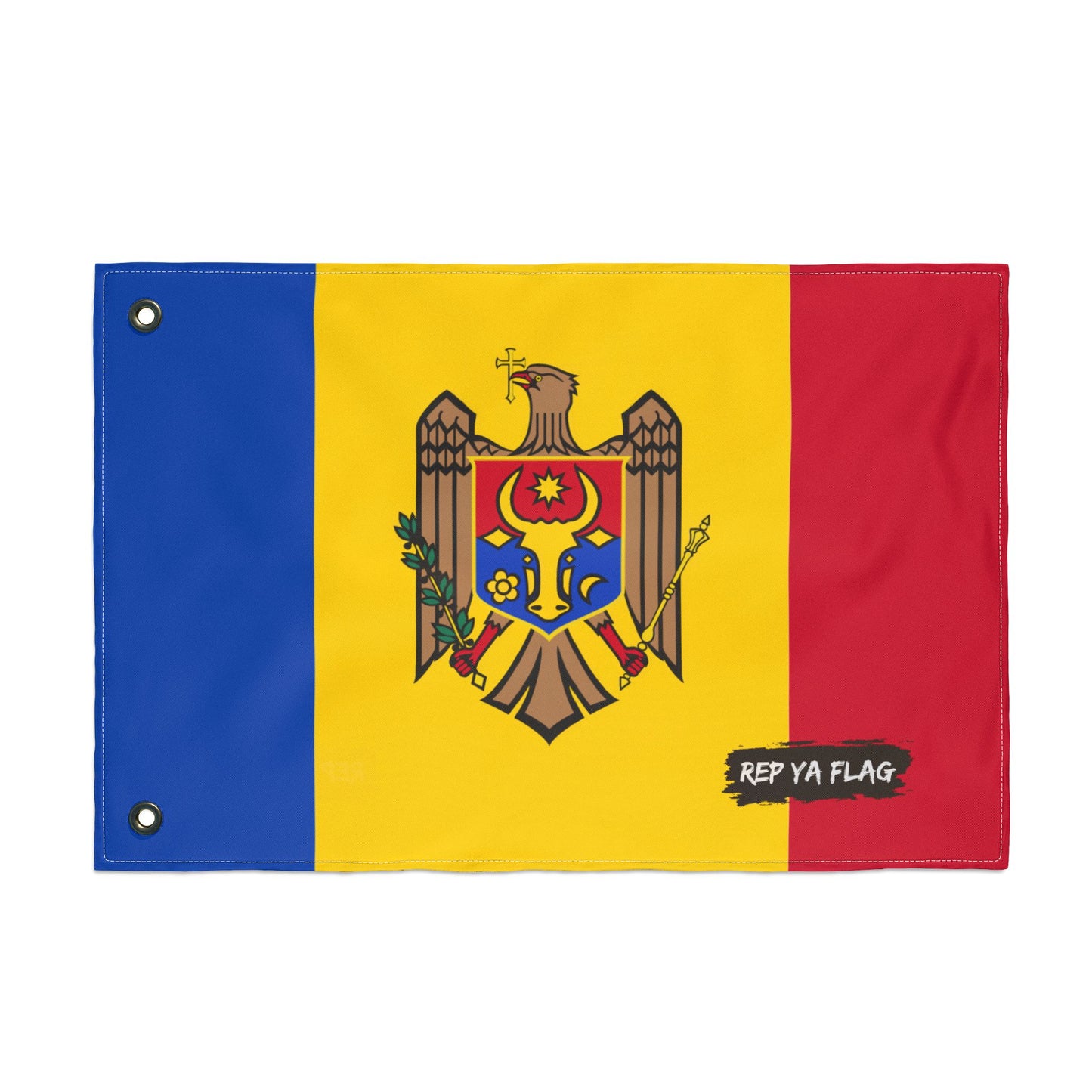 Moldova Flag Garden Banner | Double Sided Outdoor Flag | Rep Ya Flag