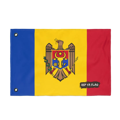 Moldova Flag Garden Banner | Double Sided Outdoor Flag | Rep Ya Flag