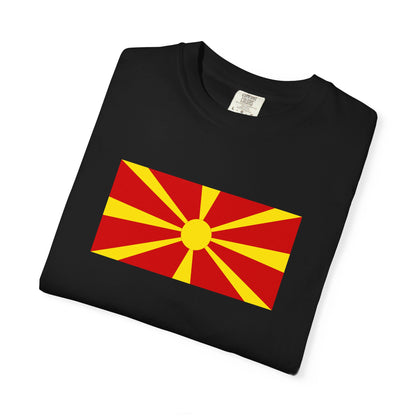 North Macedonia Flag T Shirt | Macedonian Heritage Shirt S–4XL | Rep Ya Flag