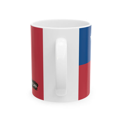 Samoa Flag Coffee Mug 11oz & 15oz | Samoan Heritage Ceramic Mug | Rep Ya Flag