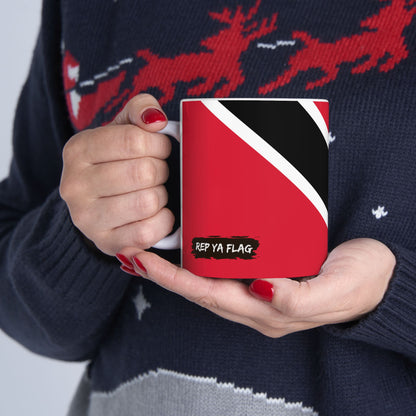 Trinidad and Tobago Flag Coffee Tea Mug 11oz 15oz | Rep Ya Flag Ceramic Mug