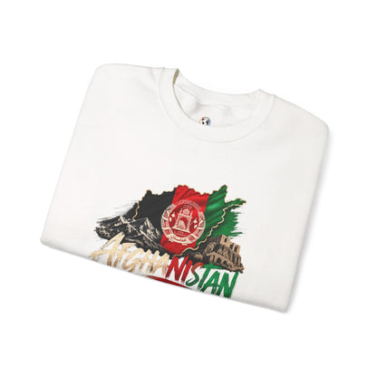 Afghanistan Flag Crewneck Sweatshirt — Patriotic Afghan Pride Sweater