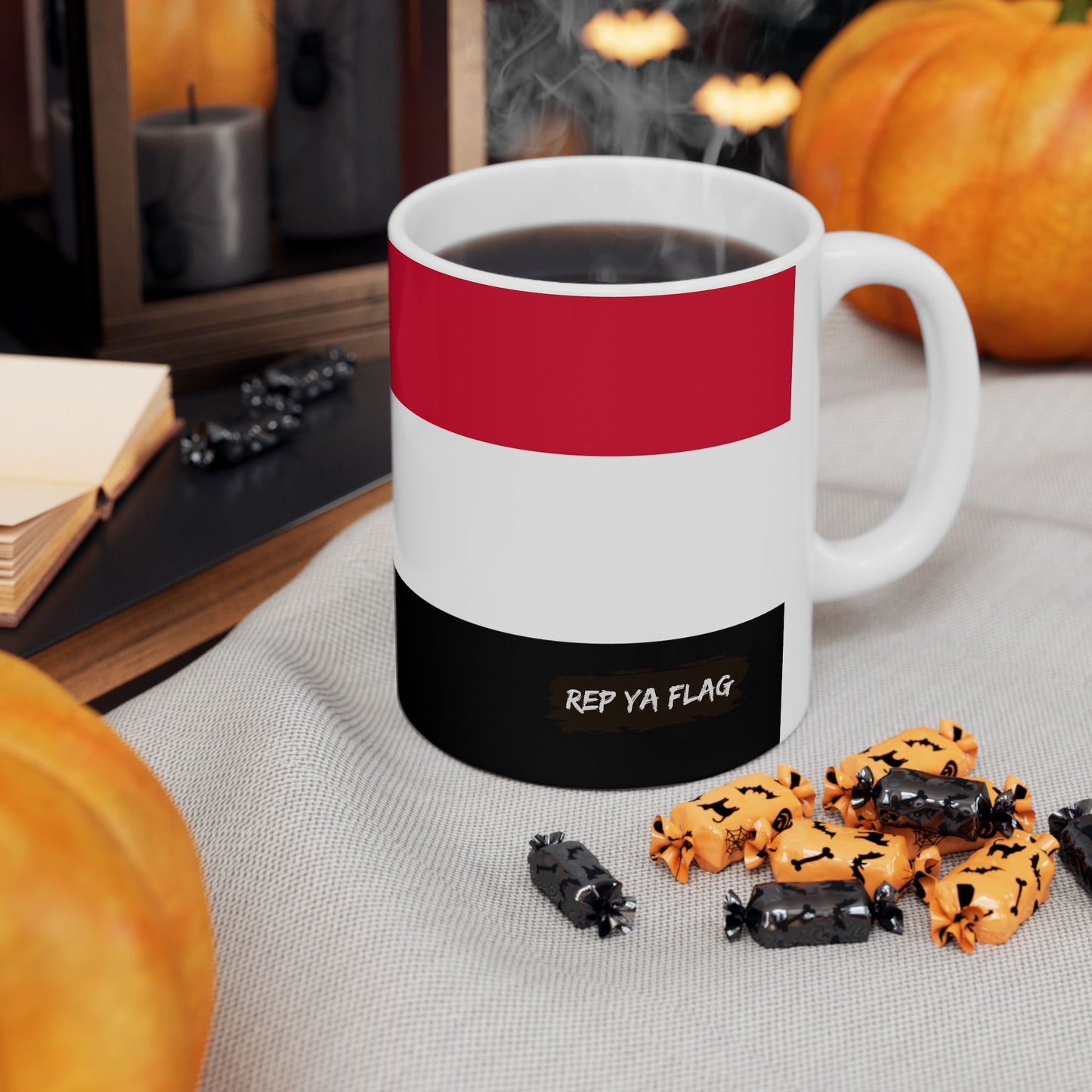 Sudan Flag Coffee Tea Mug 11oz 15oz | Rep Ya Flag Ceramic Mug