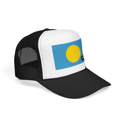 Palau Flag Foam Trucker Hat | Palauan Pride Snapback Cap | Rep Ya Flag