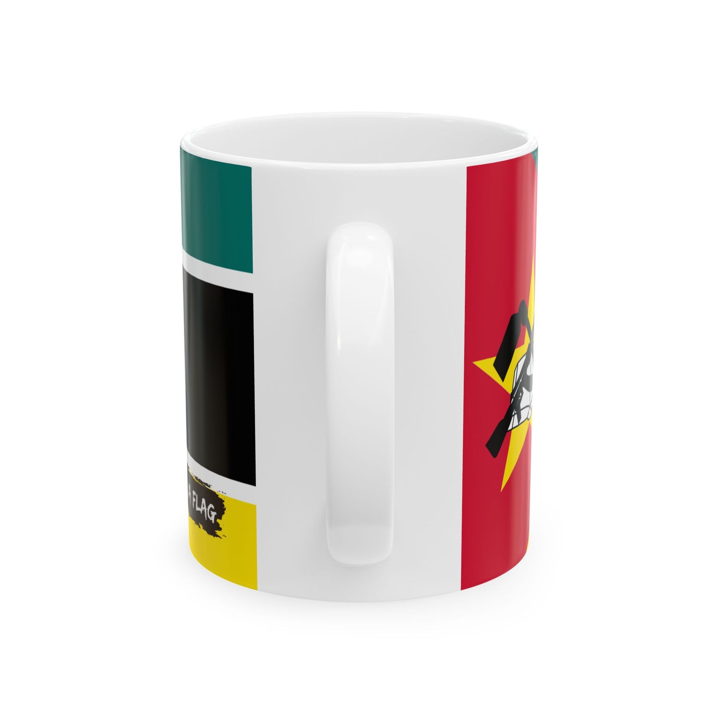 Mozambique Flag Coffee Tea Mug 11oz 15oz | Rep Ya Flag Ceramic Mug
