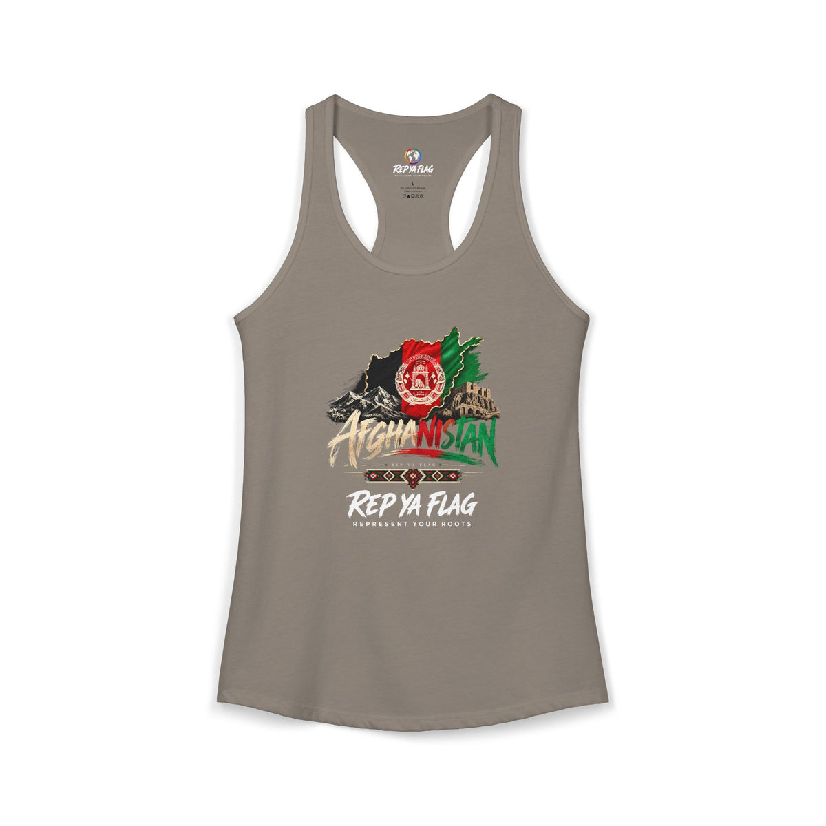 Afghanistan Women’s Racerback Tank – Lightweight Pride