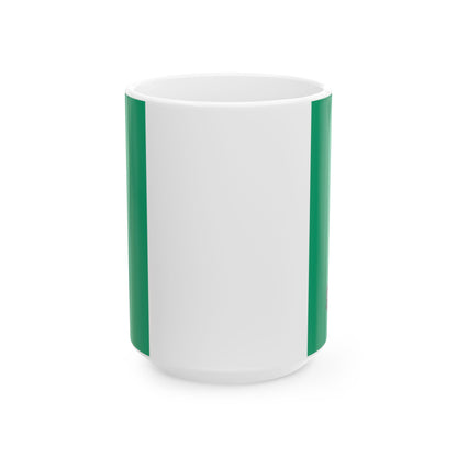 Nigeria Flag Coffee Tea Mug 11oz 15oz | Rep Ya Flag Ceramic Mug