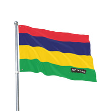 Mauritius Flag Garden Banner | Double Sided Outdoor Flag | Rep Ya Flag
