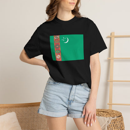 Turkmenistan Flag T Shirt | Turkmen Heritage Shirt S–4XL | Rep Ya Flag