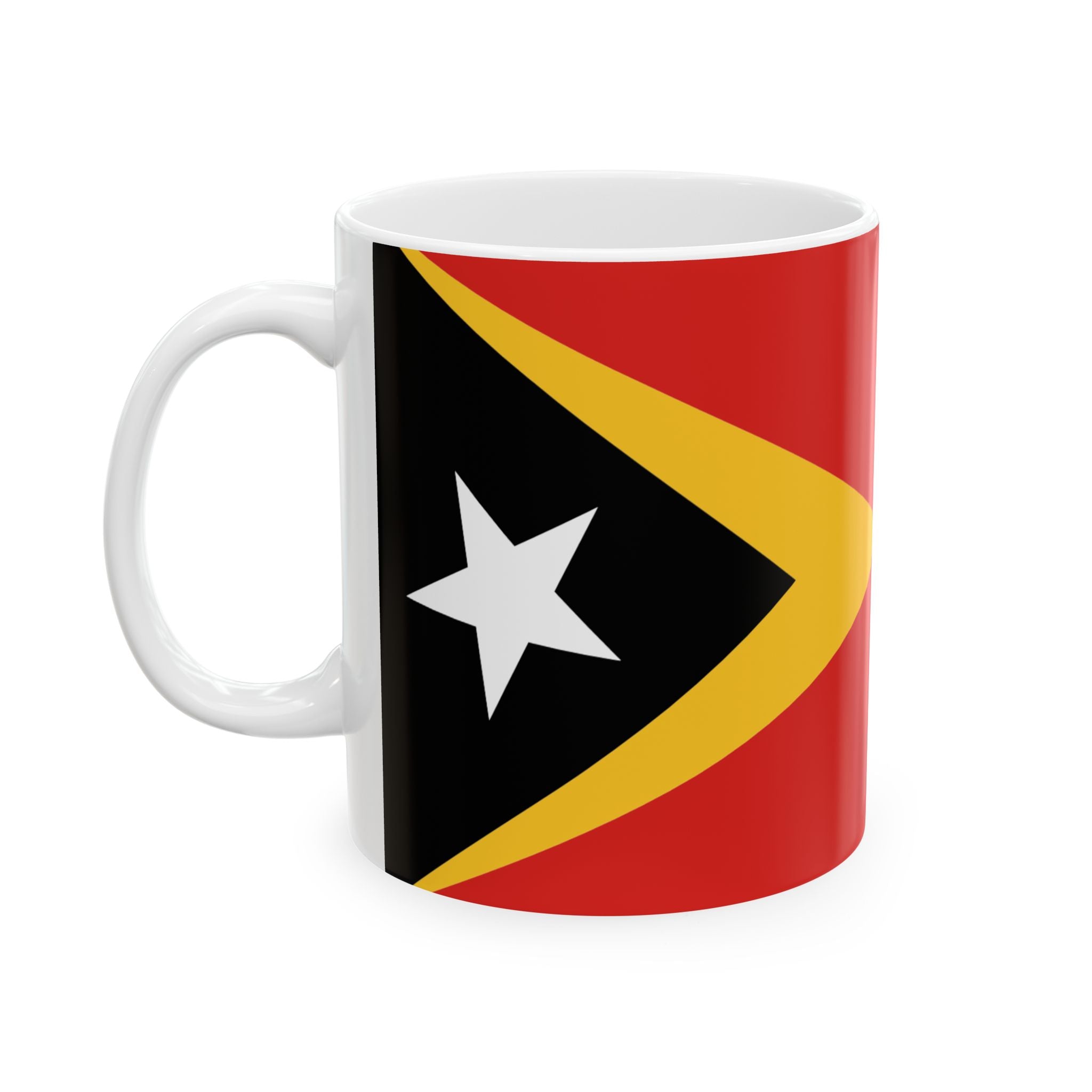 Timor-Leste Flag Coffee Tea Mug 11oz 15oz | Rep Ya Flag Ceramic Mug