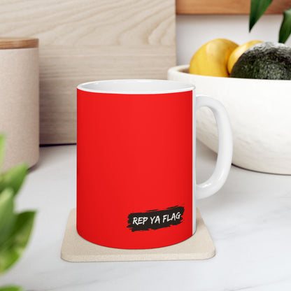 Taiwan Flag Coffee Tea Mug 11oz 15oz | Rep Ya Flag Ceramic Mug
