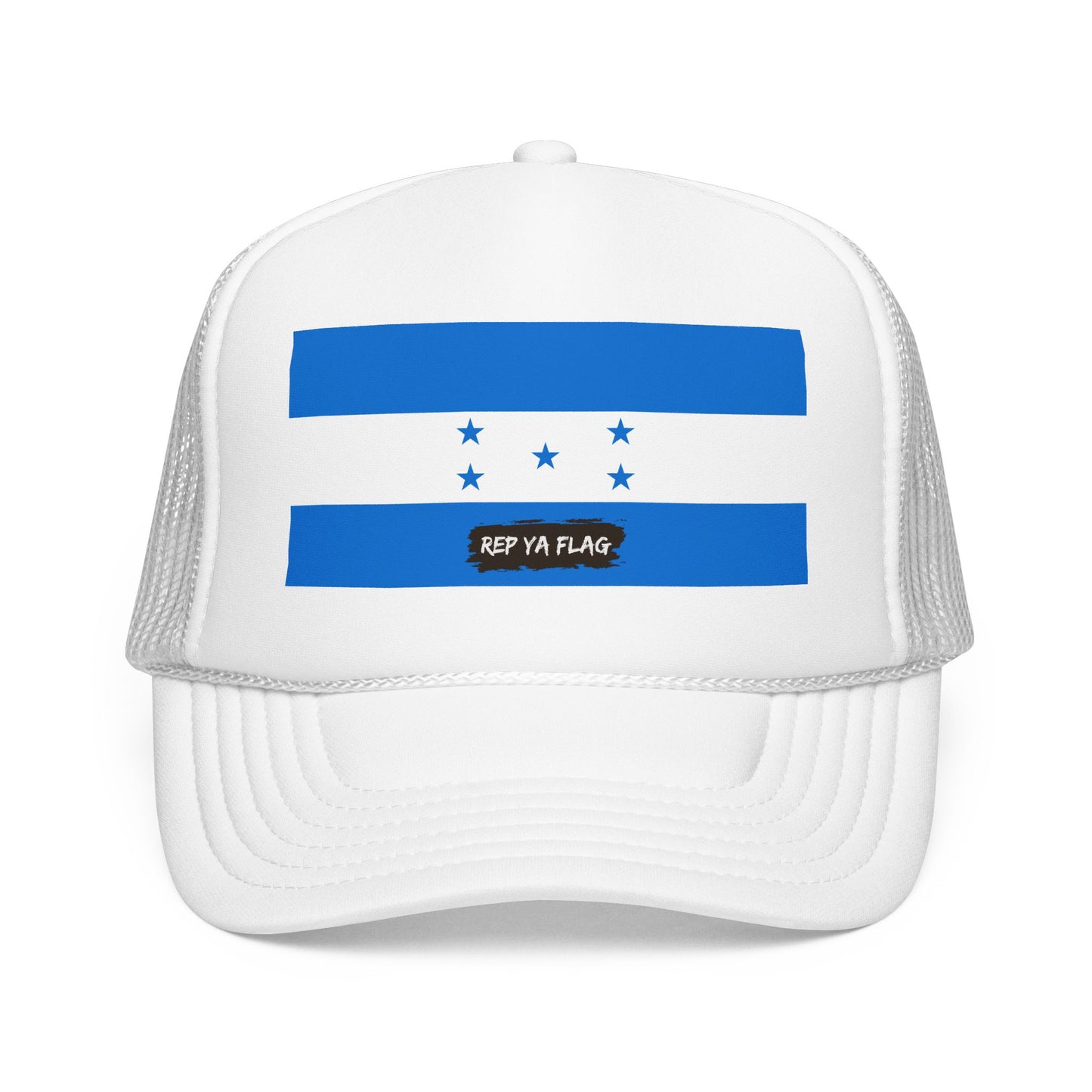Honduras Flag Foam Trucker Hat | Honduran Pride Snapback Cap | Rep Ya Flag
