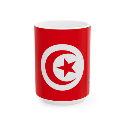 Tunisia Flag Coffee Tea Mug 11oz 15oz | Rep Ya Flag Ceramic Mug