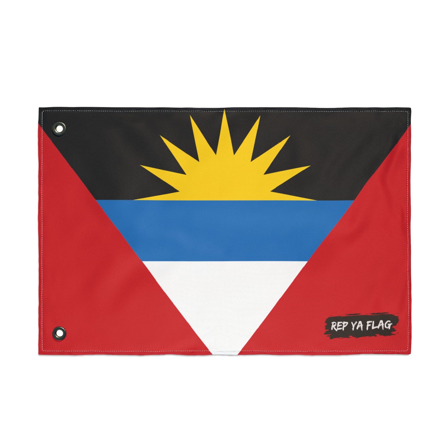 Antigua & Barbuda Flag Garden Banner | Double Sided Outdoor Flag | Rep Ya Flag
