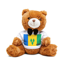 Saint Vincent and the Grenadines Flag Teddy Bear | Saint Vincent Plush Gift | Rep Ya Flag