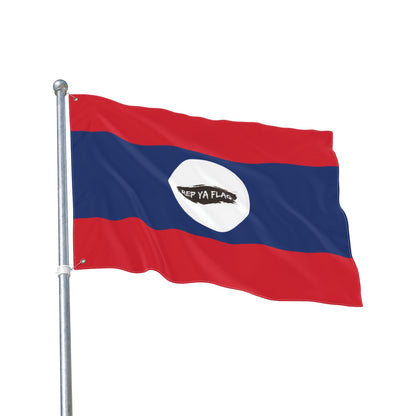 Laos Flag Garden Banner | Double Sided Outdoor Flag | Rep Ya Flag