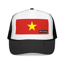 Vietnam Flag Foam Trucker Hat | Rep Ya Flag design