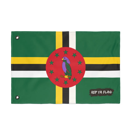 Dominica Flag Garden Banner | Double Sided Outdoor Flag | Rep Ya Flag