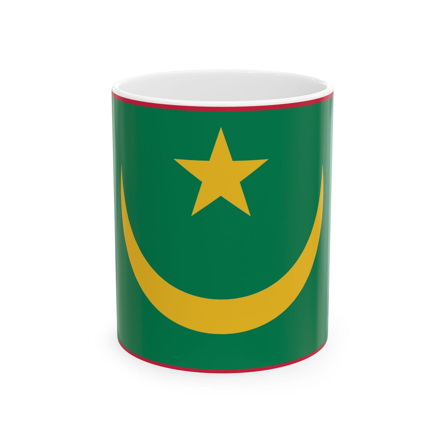 Mauritania Flag Coffee Tea Mug 11oz 15oz | Rep Ya Flag Ceramic Mug
