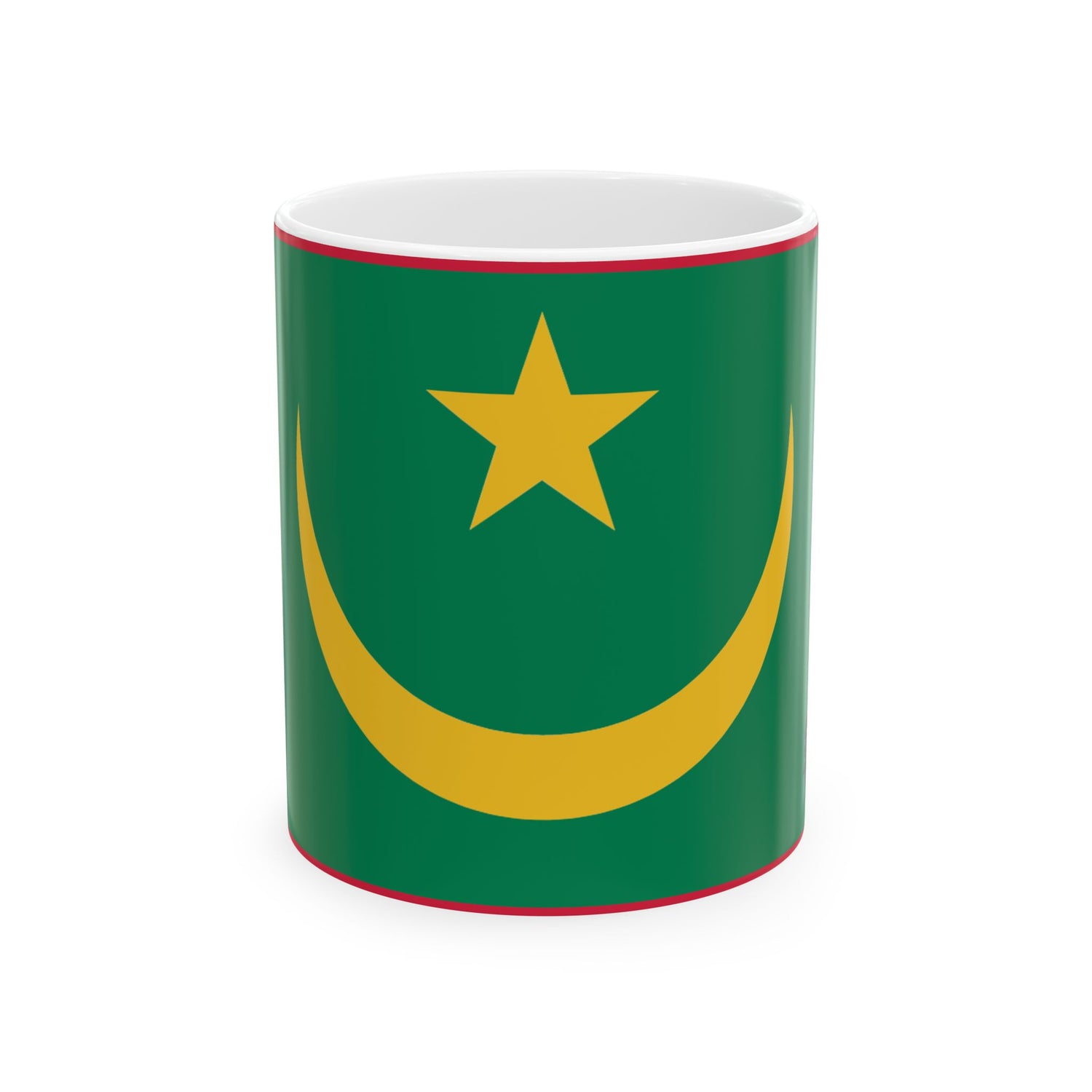 Mauritania Flag Coffee Tea Mug 11oz 15oz | Rep Ya Flag Ceramic Mug
