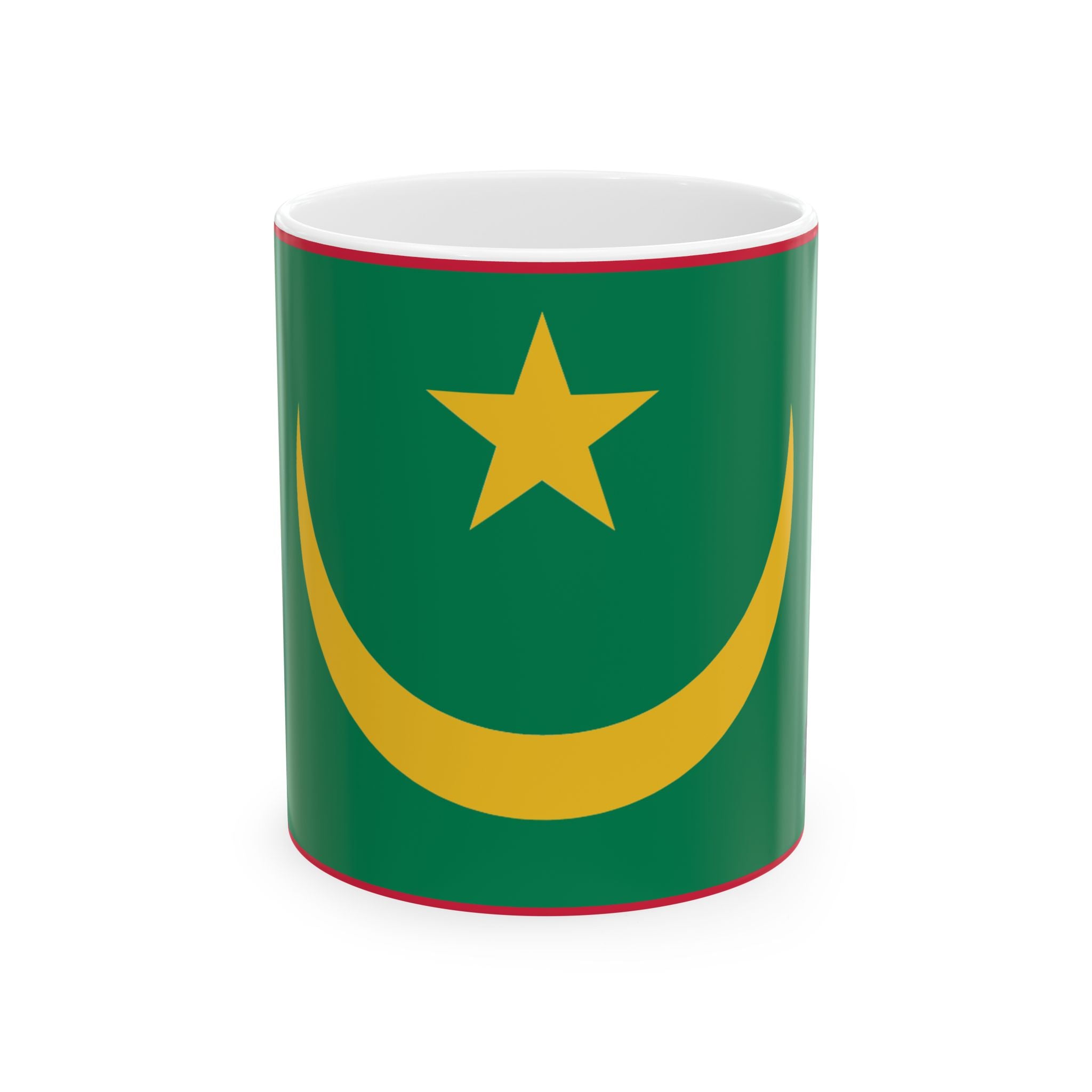 Mauritania Flag Coffee Tea Mug 11oz 15oz | Rep Ya Flag Ceramic Mug