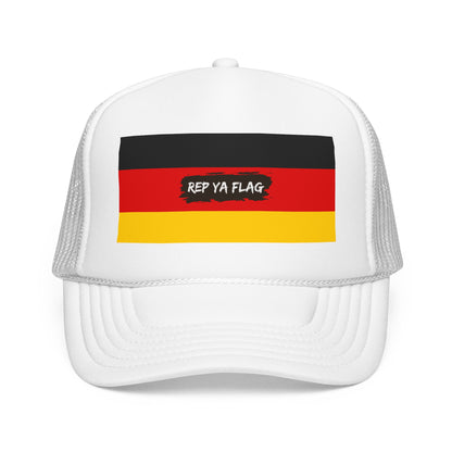 Germany Flag Foam Trucker Hat | German Pride Snapback Cap | Rep Ya Flag