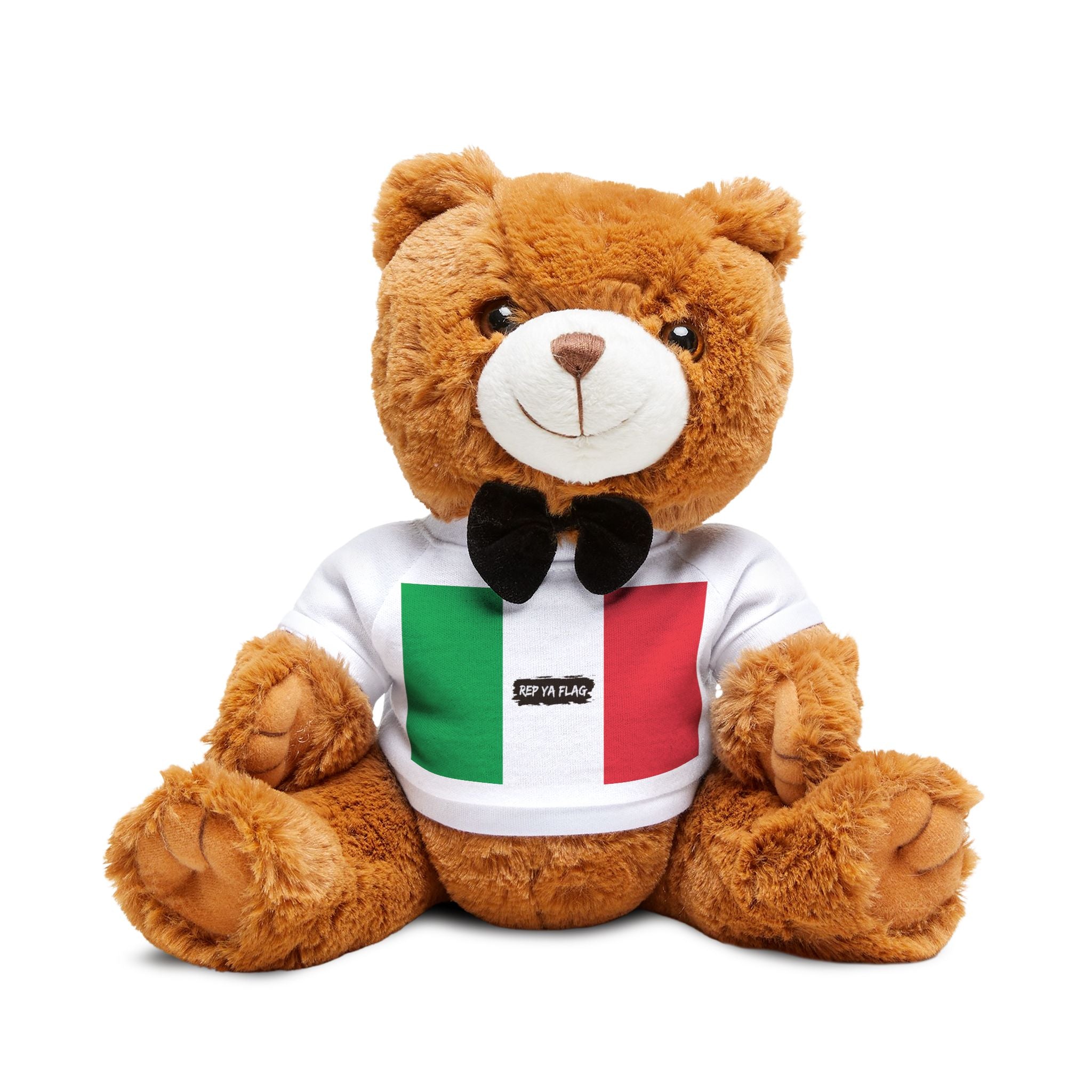Italy Flag Teddy Bear | Italian Heritage Plush Gift | Rep Ya Flag