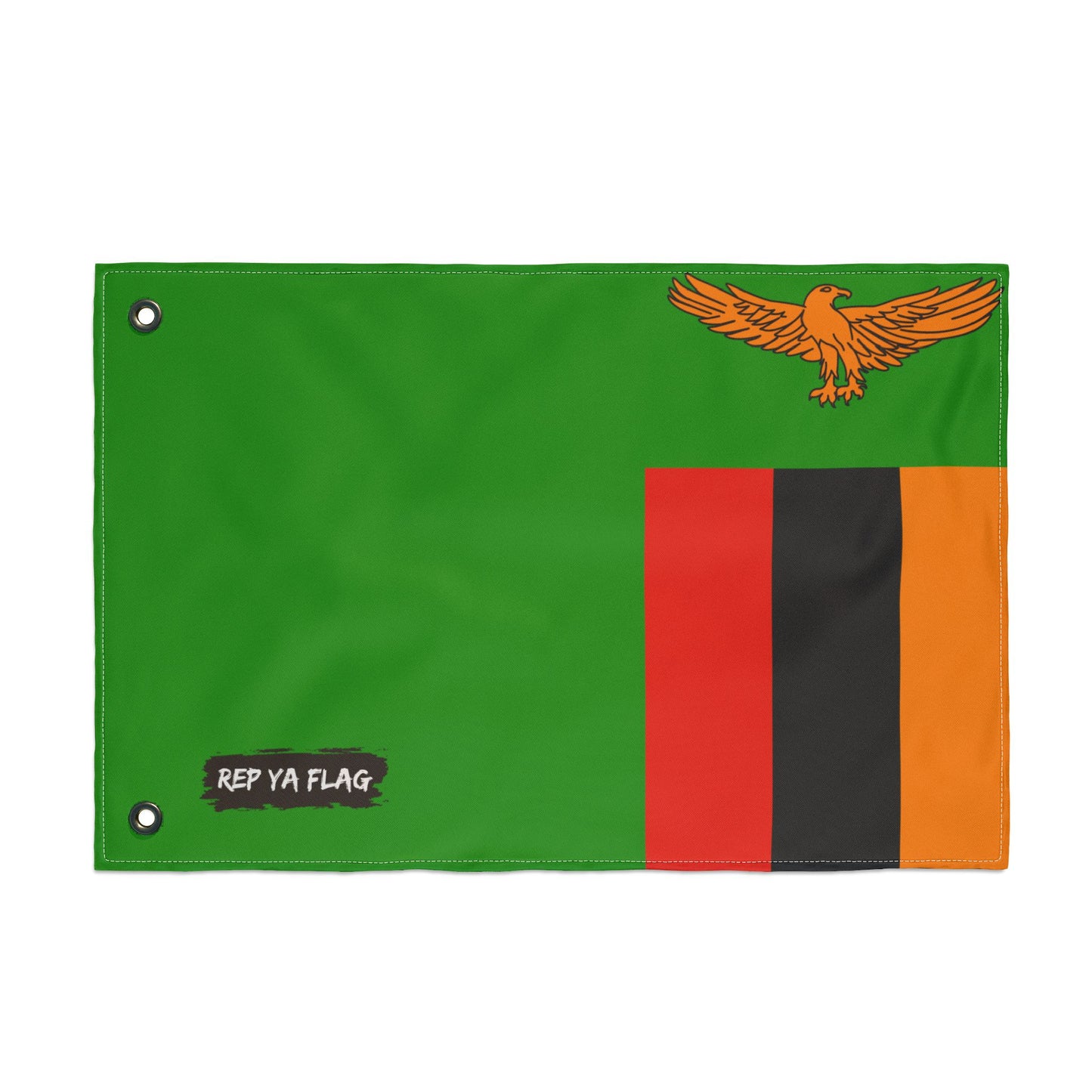 Zambia Flag Double Sided Flag, Outdoor Garden Banner | Country Flag