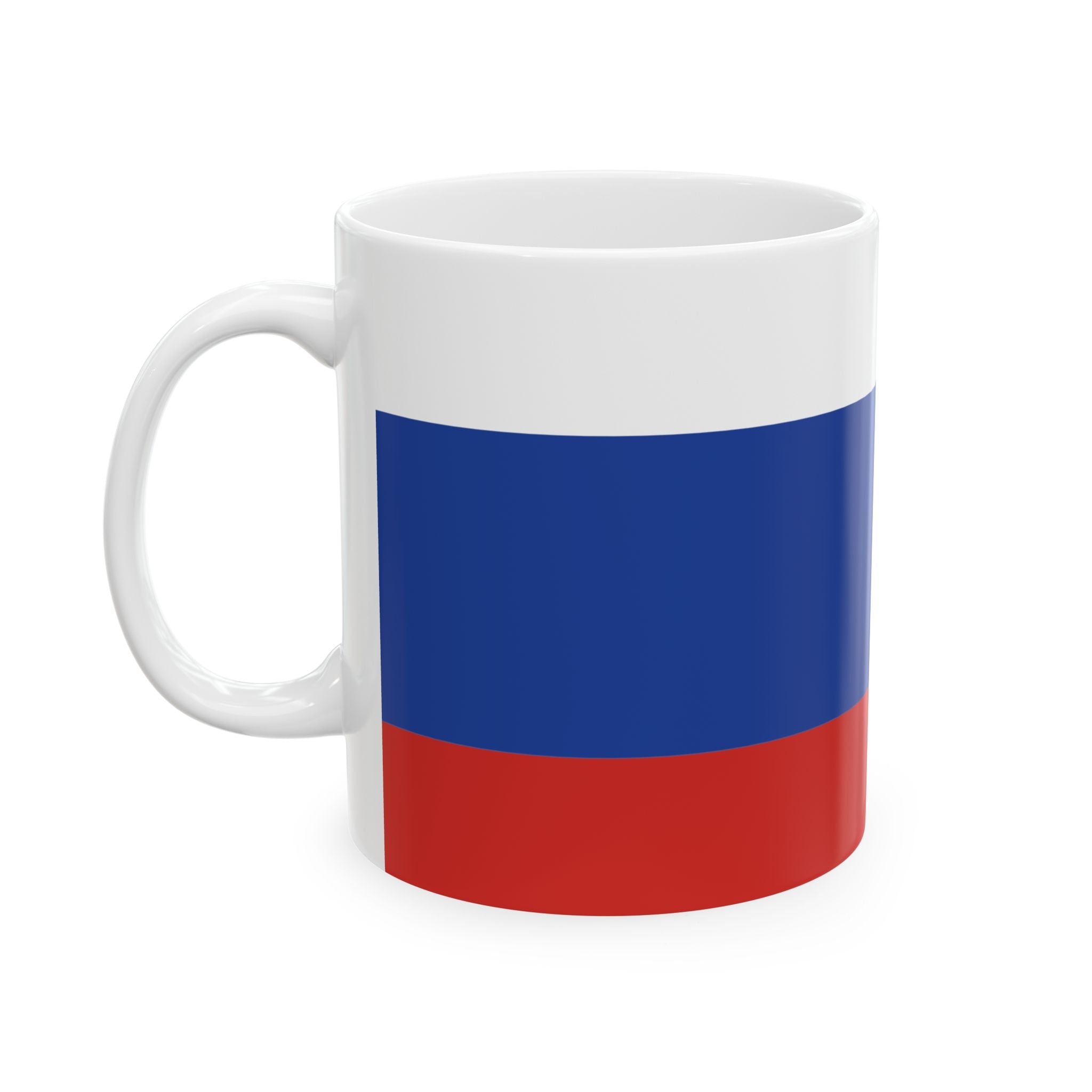 Russia Flag Coffee Tea Mug 11oz 15oz | Rep Ya Flag Ceramic Mug