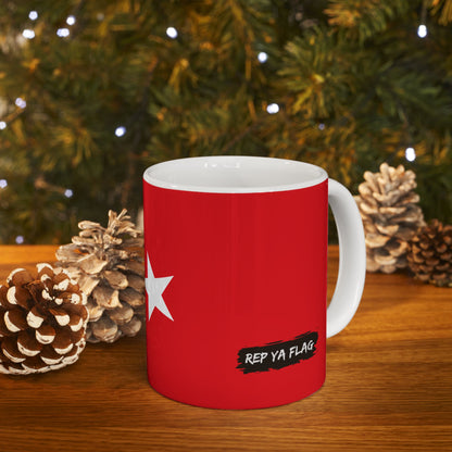 Turkey Flag Coffee Tea Mug 11oz 15oz | Rep Ya Flag Ceramic Mug