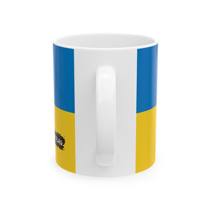 Ukraine Flag Coffee Tea Mug 11oz 15oz | Rep Ya Flag Ceramic Mug