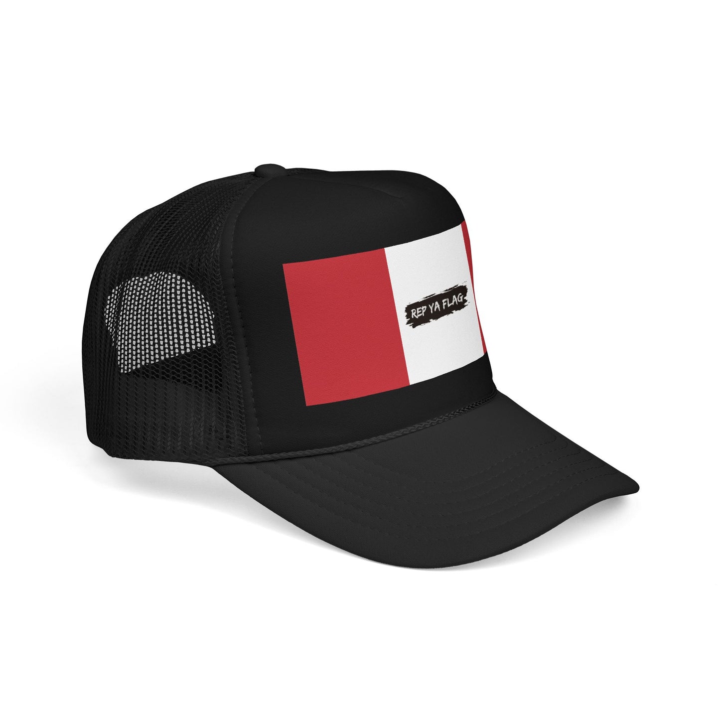 Peru Flag Foam Trucker Hat | Peruvian Pride Snapback Cap | Rep Ya Flag