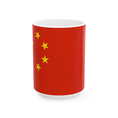 China Flag Coffee Tea Mug 11oz 15oz | Chinese Heritage Mug | Rep Ya Flag